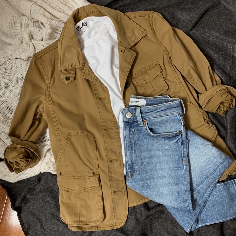 J.Crew Tan Utility Jacket